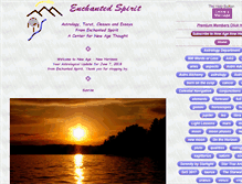 Tablet Screenshot of enchantedspirit.org